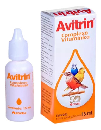 Complexo Vitamínico Para Aves 15ml - Avitrin