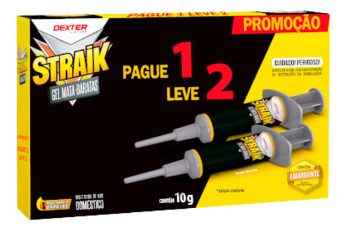 Kit Straik Gel Mata Baratas Seringa 10g Pague 1 Leve 2 - Dexter