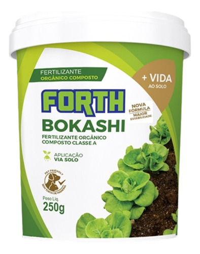 Fertilizante Orgânico Composto Bokashi 250g - Forth