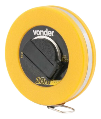 Trena Métrica Fibra De Vidro Longa 10m Manivela - Vonder
