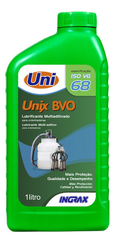 Óleo Mineral Unix BVO Para Ordenha 1l - Unix