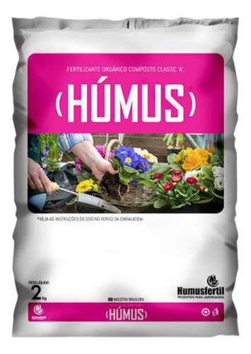 Húmus de Minhoca Adubo 2kg – Húmusfértil
