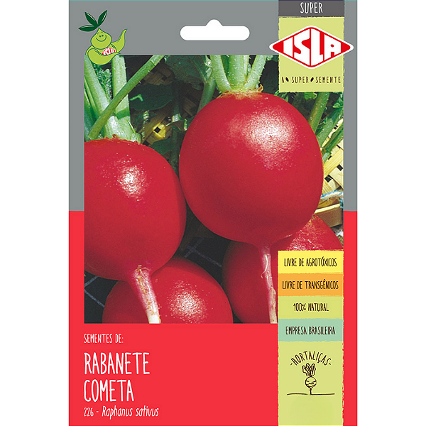 Semente Rabanete Cometa 5g - Isla