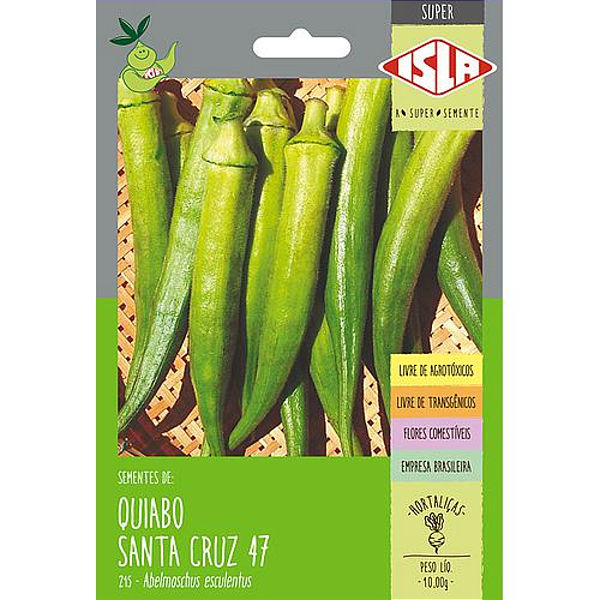 Semente Quiabo Santa Cruz 6g - Isla