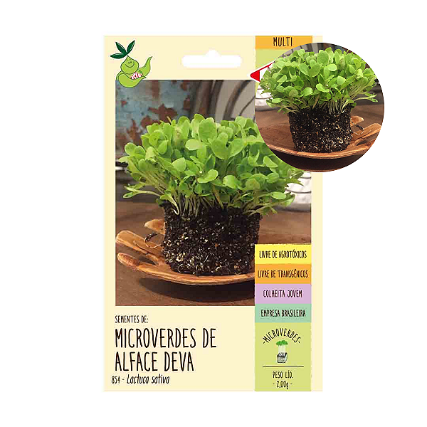 Microverdes de Alface Deva 2700 Sementes