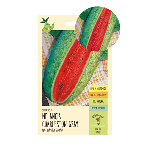 Melancia Charleston Gray 30 Sementes