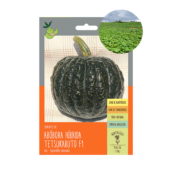 Abóbora Hibrida Tetsukabuto F1 3 Sementes - Isla