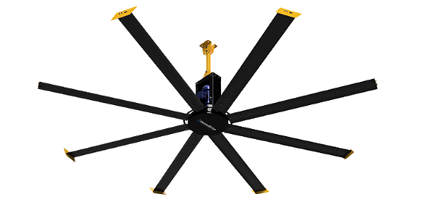 Ventilador HVLS VentoBrisa HVLS5500 - Pá com 2500mm cada