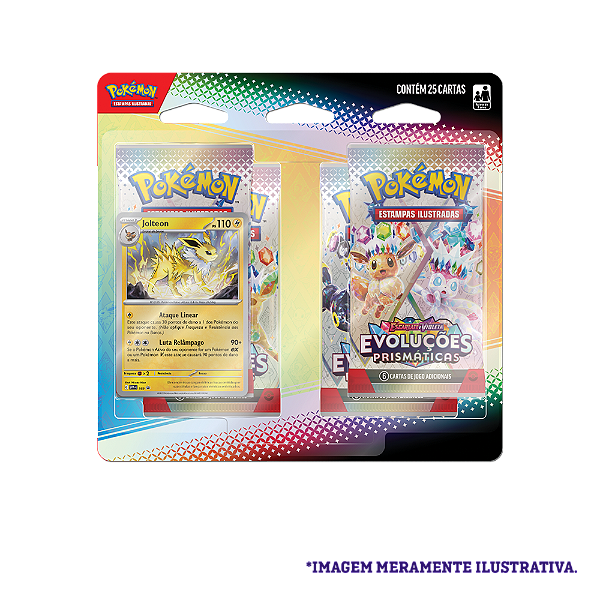 Blister Quadruplo Pokémon TCG Evoluções Prismáticas - Jolteon
