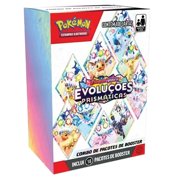 Mini Display Pokémon TCG Evoluções Prismáticas