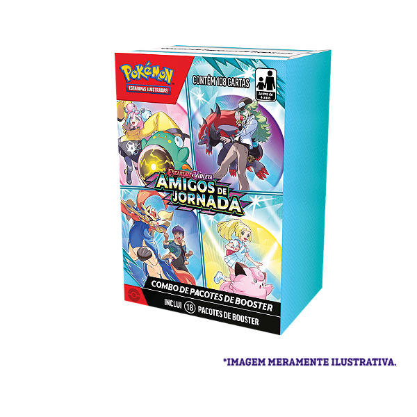 Mini Display Pokémon TCG Amigos de Jornada