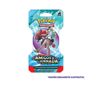 Booster Unitário Pokémon TCG Amigos de Jornada