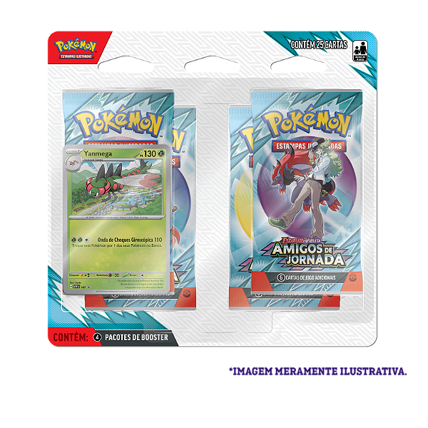 Blister Quadruplo Pokémon TCG Amigos de Jornada - Yanmega
