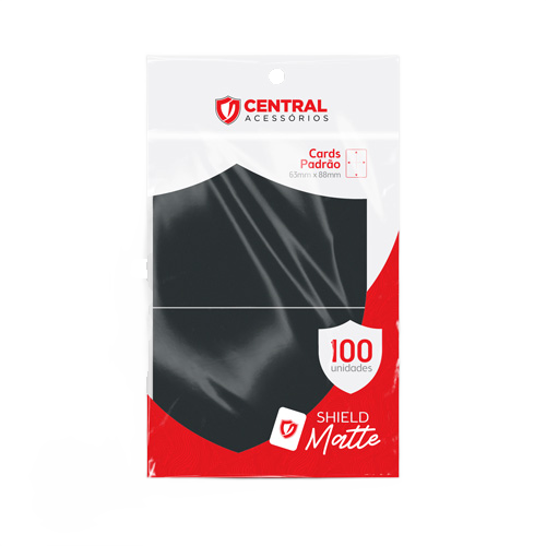 Central Shield Matte Preto