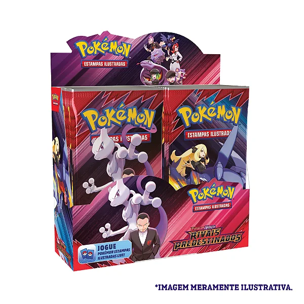 Box Display Pokémon TCG Rivais Predestinados