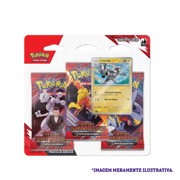 Blister Triplo Pokémon TCG Rivais Predestinados