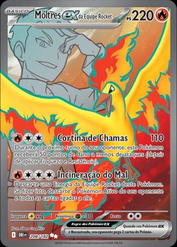Moltres ex da Equipe Rocket (208/182)