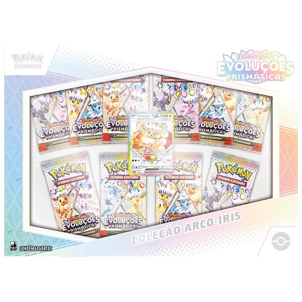 Box Pokémon TCG Coleção Arco - Íris