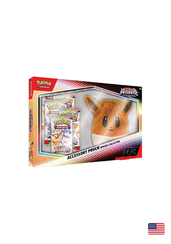 Box Pokémon TCG Coleção Accessory Pouch Prismatic Evolution - ING