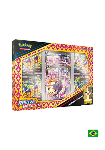 Box Coleção Morpeko V-União Pokémon TCG Realeza Absoluta