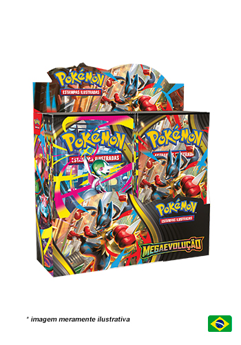 Box Display Pokémon TCG MegaEvolução