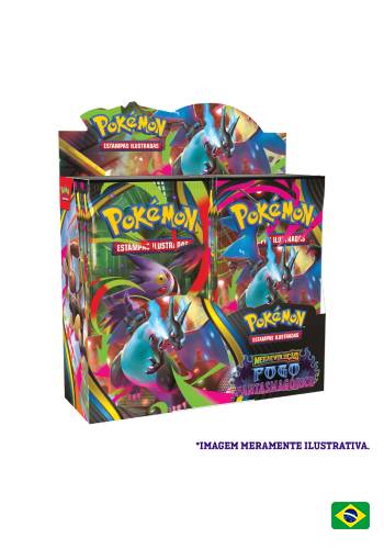 Box Display Pokémon TCG Fogo Fantasmagórico 🔥
