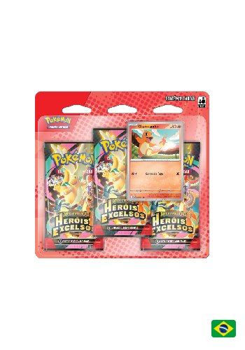 Blister Triplo Pokémon TCG Heróis Excelsos Charmander/Gastly ✨