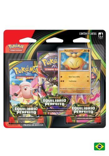 Blister Triplo Pokémon TCG Equilíbrio Perfeito