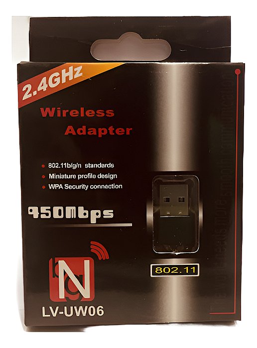 Adaptador Wi-fi 2.4 950mbps Internet Wireless Fibra Pc Noteb