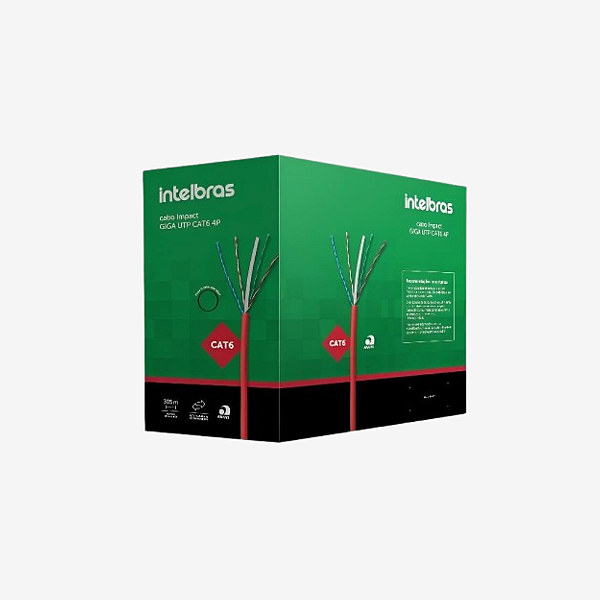 Cabo Giga UTP 300m Cat6 VM Intelbras