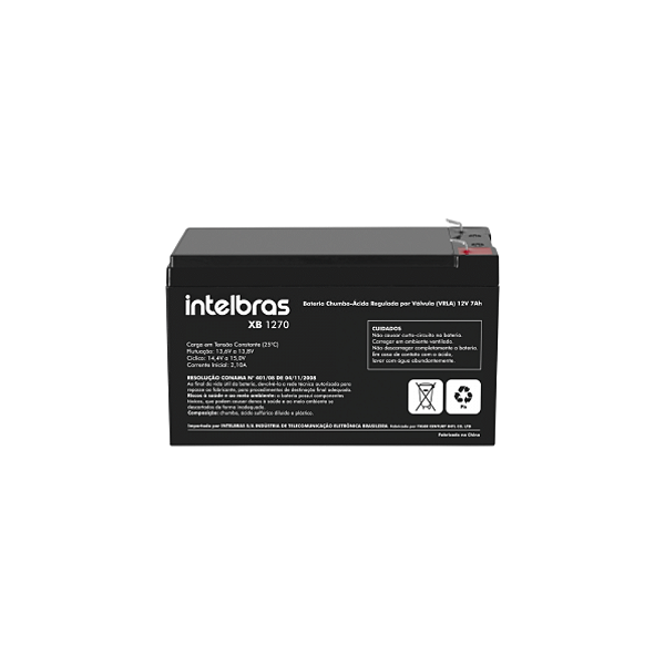 Bateria Nobreak 12V/7Ah XB 1270 Intelbras