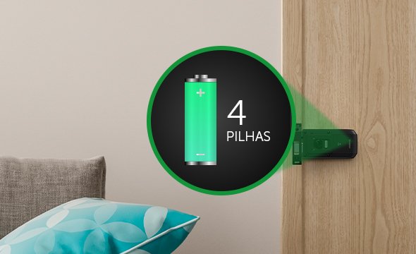 Kit Fechadura Digital FD 1000 Intelbras + Instalação