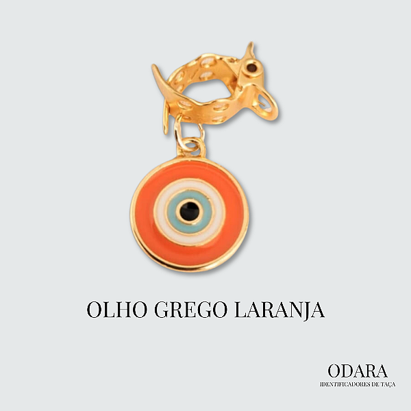 Identificador Olho Grego Laranja