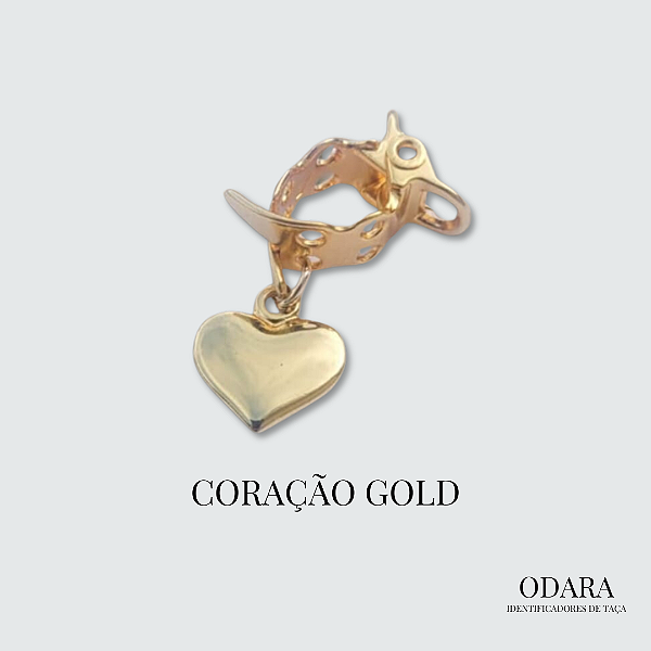 Identificador Coração Gold