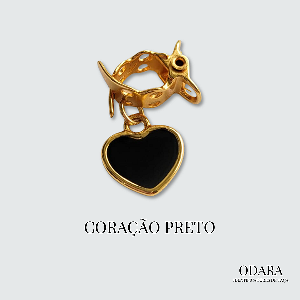 Identificador Coração Preto
