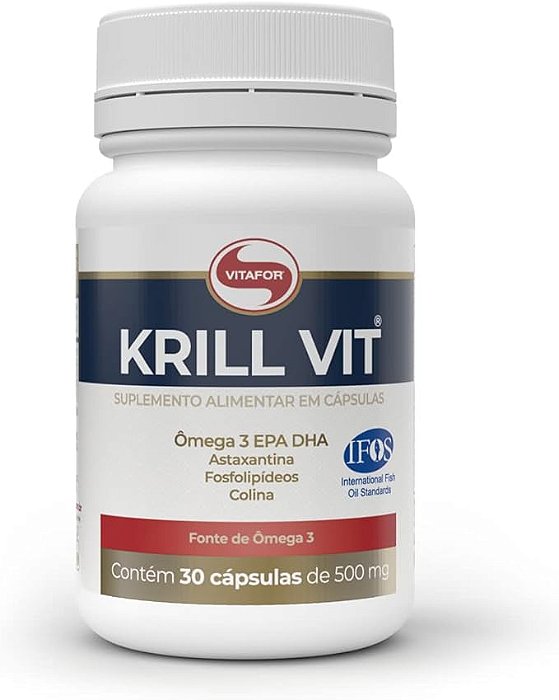 Óleo Krill Vit - 30 Cápsulas - Vitafor