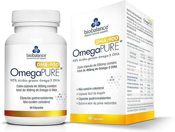 OMEGA PURE DHA 900 - 60 Cápsulas