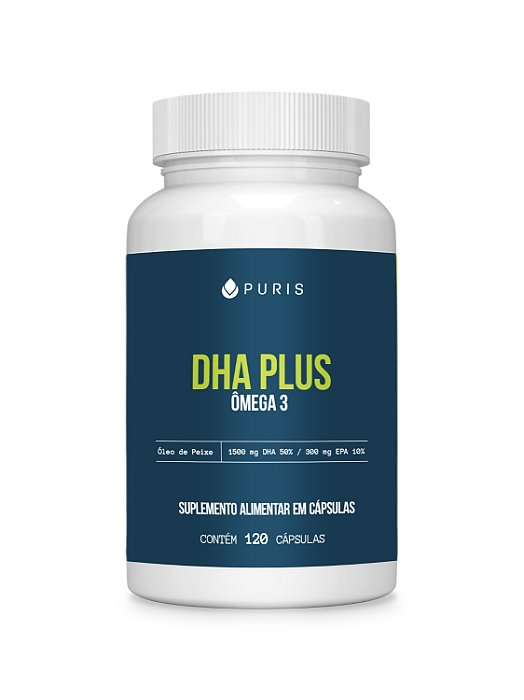 ÔMEGA DHA PLUS - 120 CÁPSULAS - PURIS