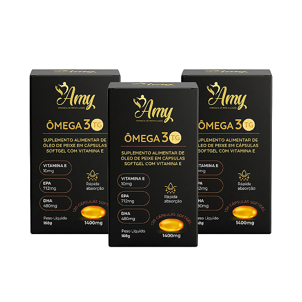 COMBO ÔMEGA AMY - 3 UNIDADES