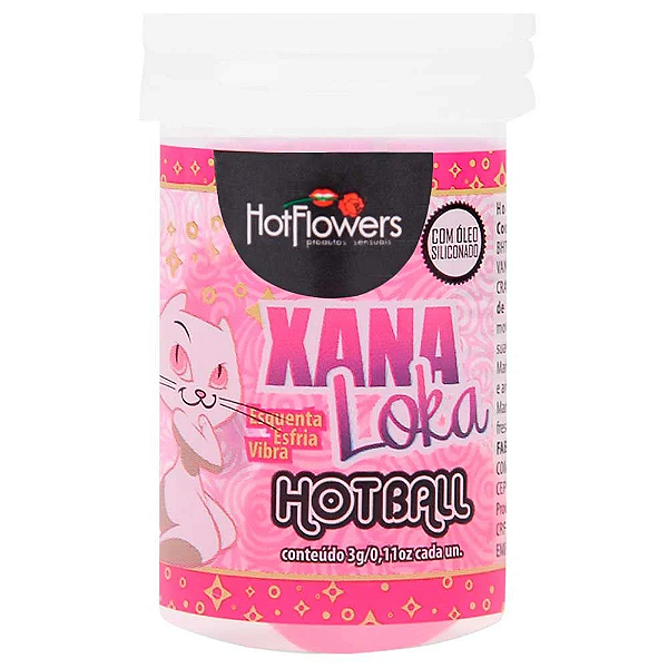 Hot Ball Bolinha Xana Loka Dupla 3G Hot Flowers