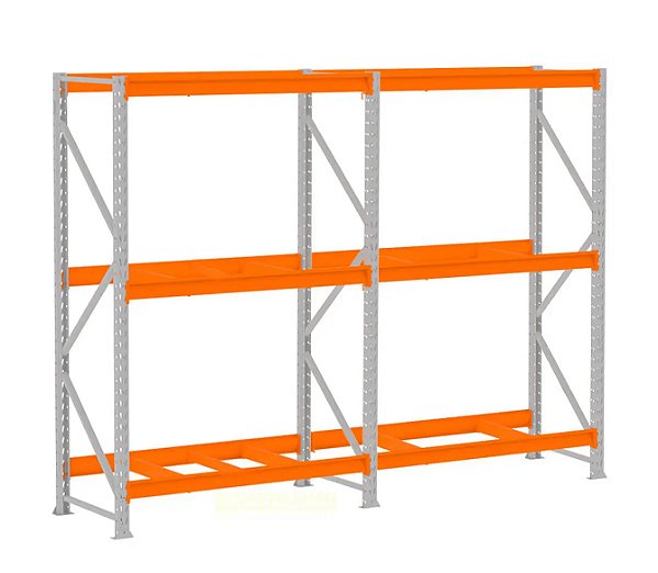 Kit Mini Porta Pallets Maringá 3,00m 500kg