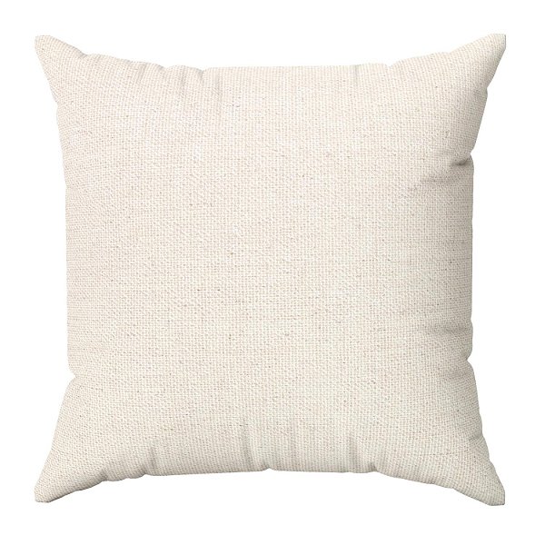 Capa De Almofada Lisa Cru Jacquard