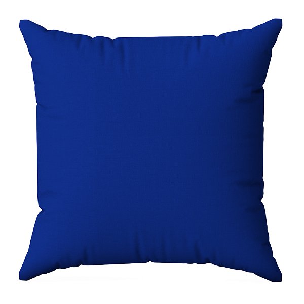 Capa De Almofada Lisa Azul Veneza