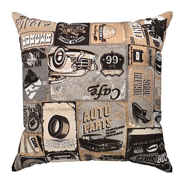 Capa De Almofada Vintage Bege Jacquard