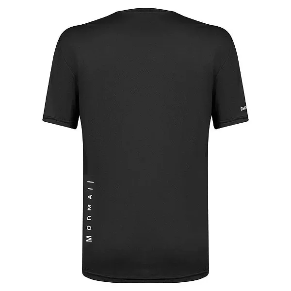Camiseta masculina manga curta beach tennis smash Mormaii Preta