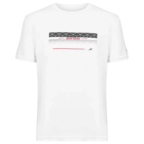 Camiseta masculina manga curta bt triax branca