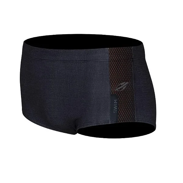 Sunga masculina natação mormaii estampada lateral swim laranja Tamanho P