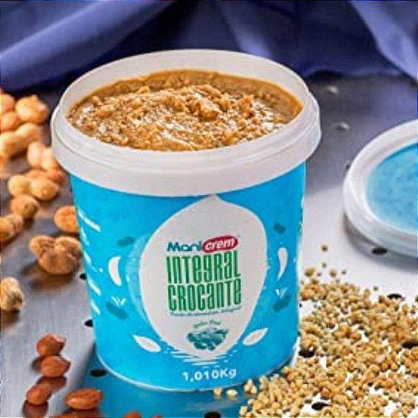 Pasta de Amendoim Integral Crocante Mani Cream 1kg - Unid