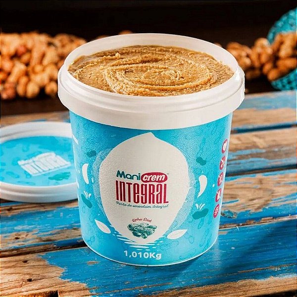 Pasta de Amendoim Integral Cremosa Mani Cream 1kg - Unid