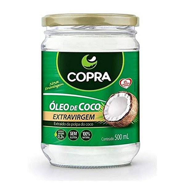Óleo de Coco Extravirgem - Copra - 500ml - Unid
